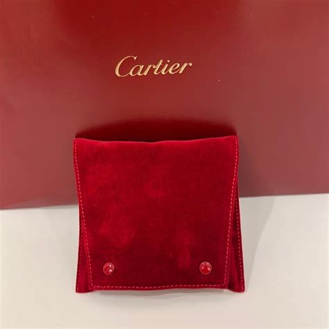 cartier leather|cartier jewelry travel pouch.